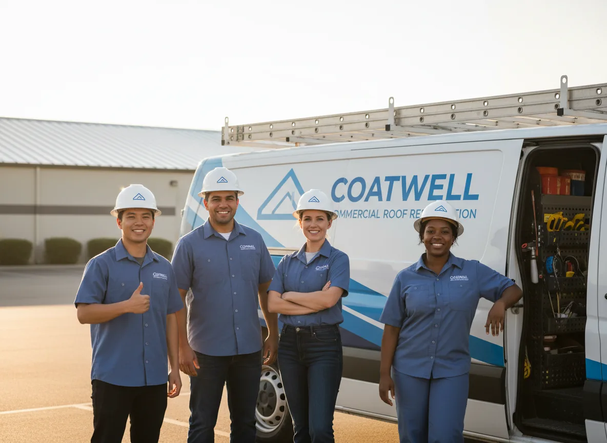 Commercial roof coating company in Hewitt, WI